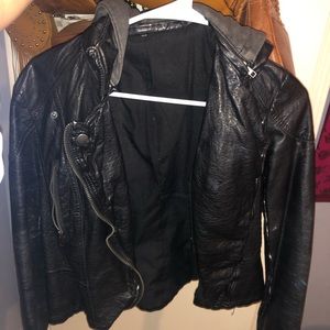 Free People Leather jacket